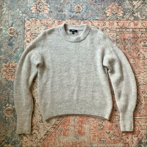 Quince Baby Alpaca Wool Crew Sweater - Size Small